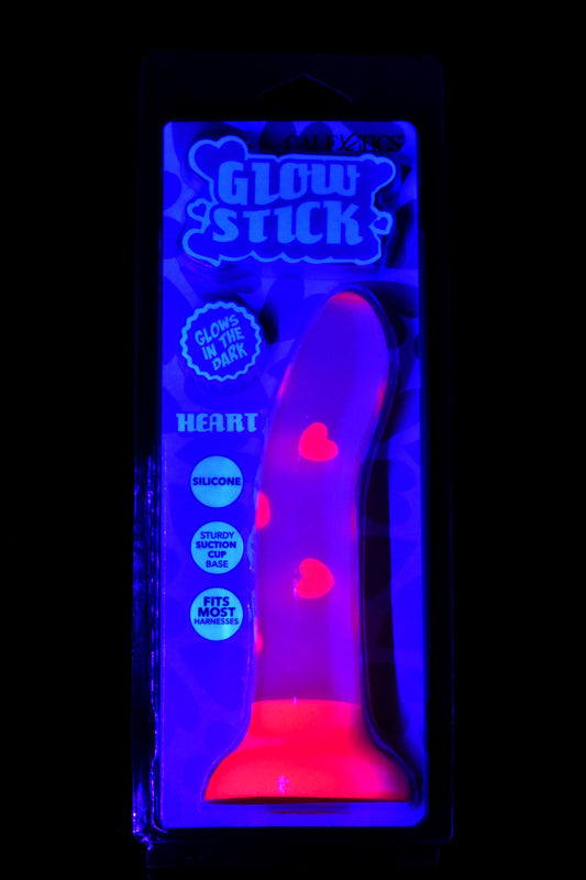 Glow Stick Silicone Dildo – Suction Base – Glows in the Dark