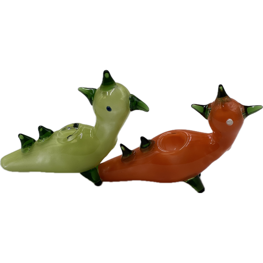 5" Frit Animal Hand Pipe - Design May Vary - (1 Count)