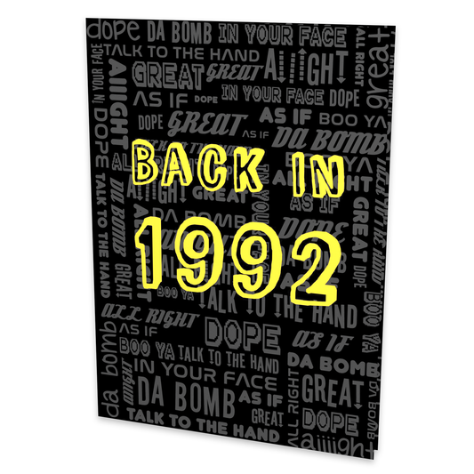 Back In 1992