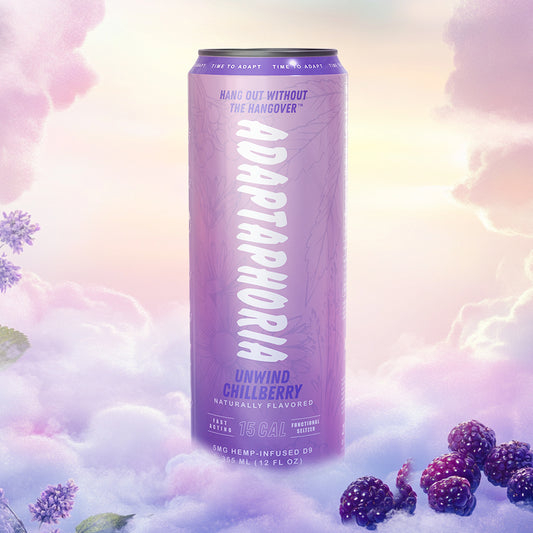 ADAPTAPHORIA Unwind Chillberry THC Social Beverage