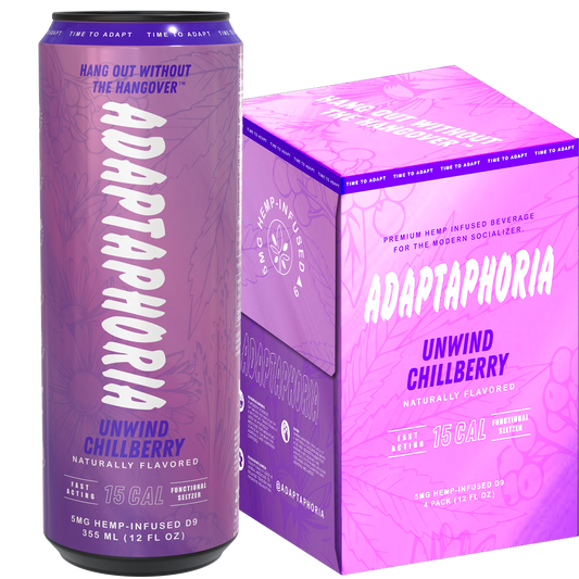 ADAPTAPHORIA Unwind Chillberry THC Social Beverage
