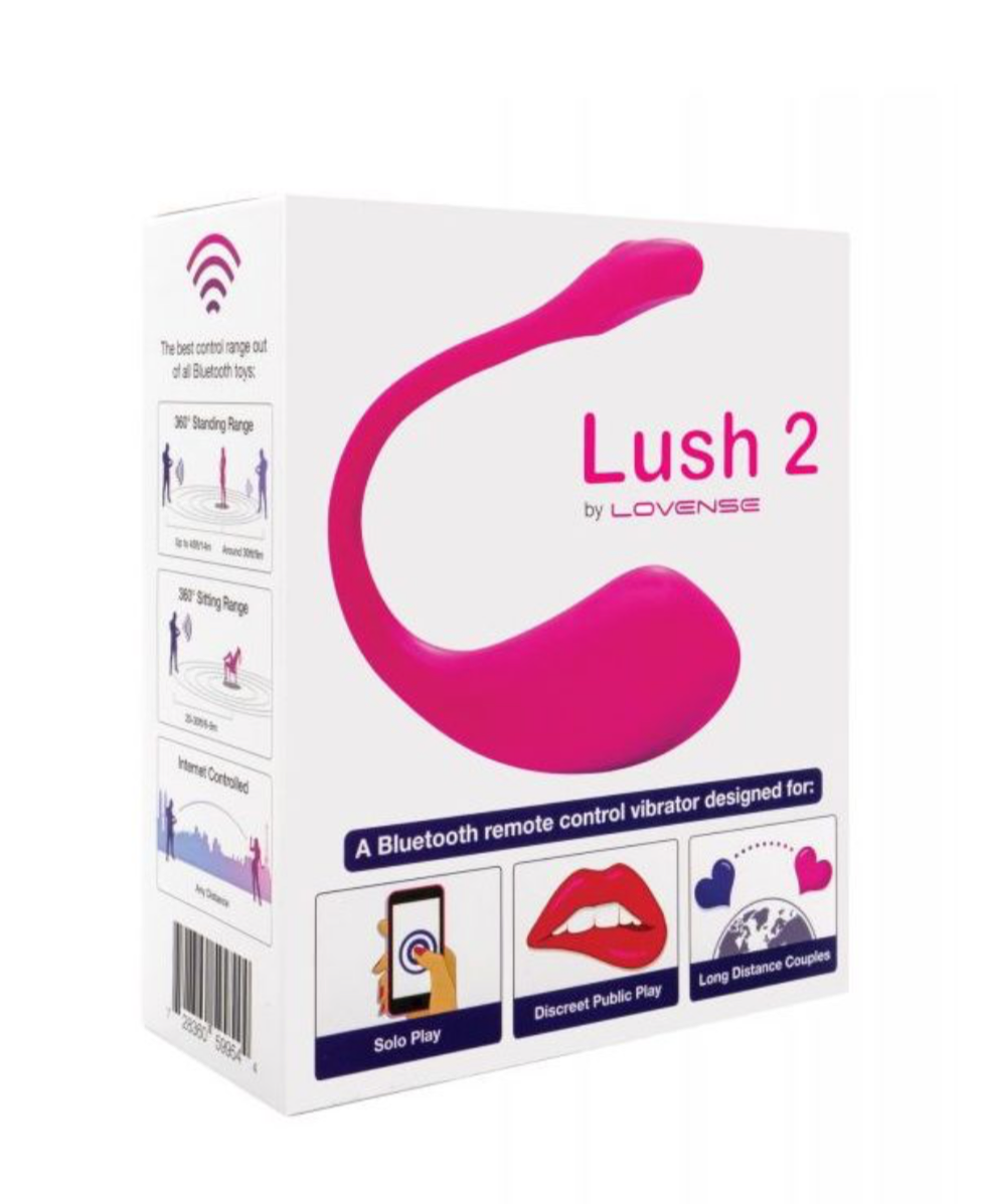 Lovense Lush 2.0 Sound Activated Vibrator -
Pink