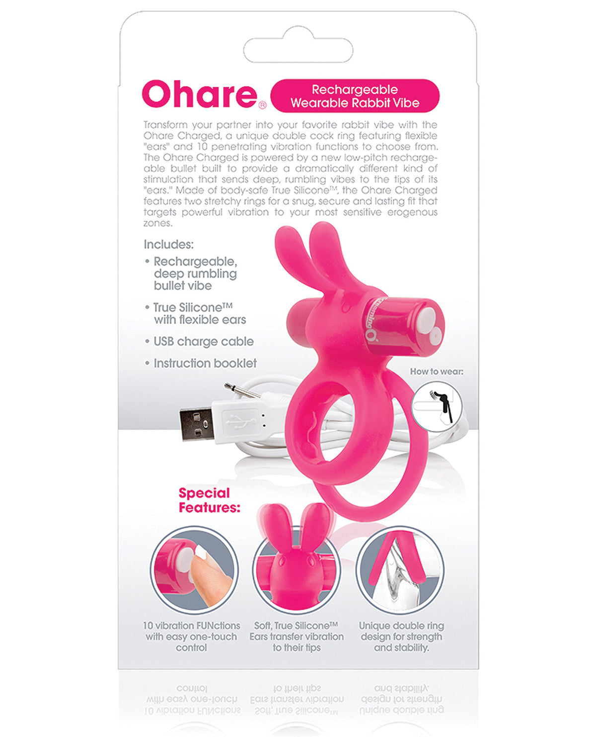 Screaming O Charged Ohare Vooom Mini Vibe - Black