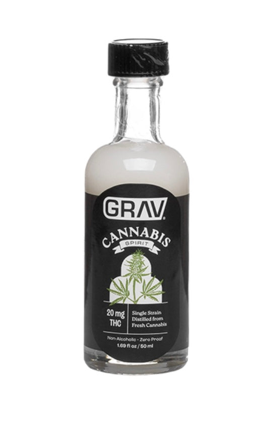 GRAV Black Label D9
Cannabis Spirits - 50mL
Bottle - 20mg - 12ct Display