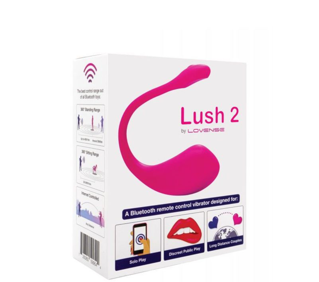 Lovense Lush 2.0 Sound Activated Vibrator -
Pink