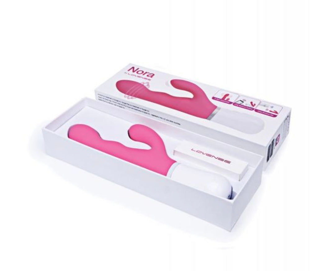 Lovense Nora Rotating Head Rabbit - Pink