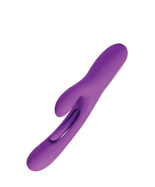 Bora G-Spot Tapping Rabbit Vibrator - Purple