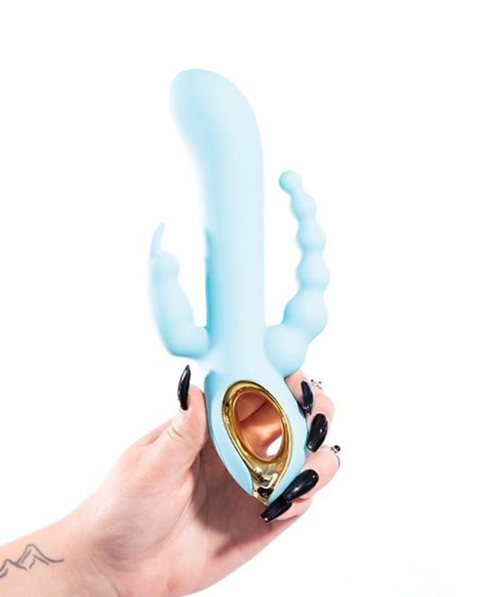 Natalie's Toy Box - Mighty Magic Clit, G-Spot & Anal Vibrator - Aqua