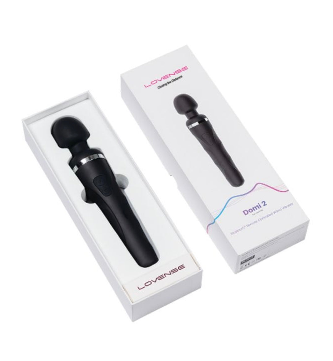 Lovense Domi 2 Flexible Rechargeable Mini Wand - Black