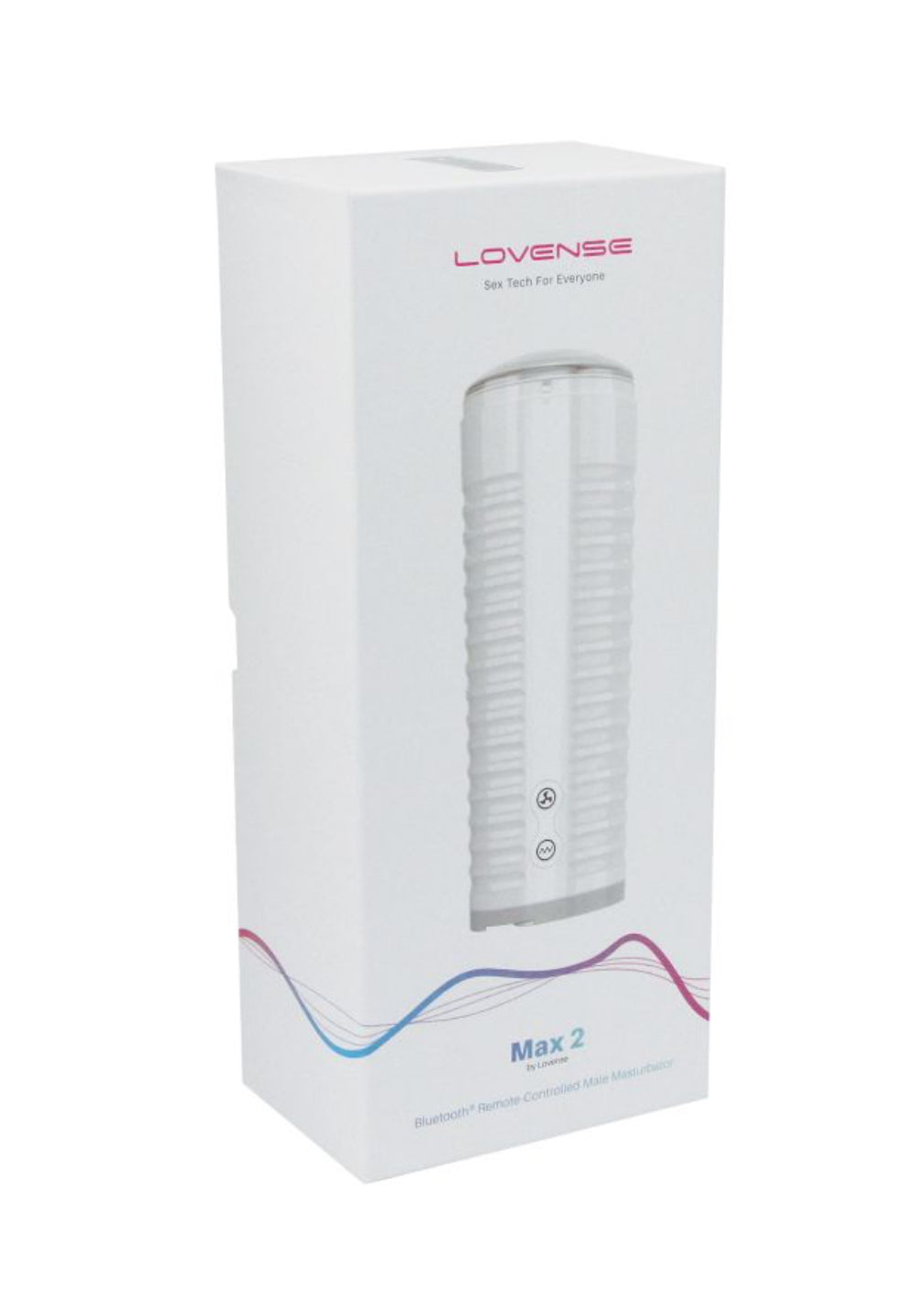 Lovense Max 2 Rechargeable Male
Masturbator w/ White Case - Clear Sleeve