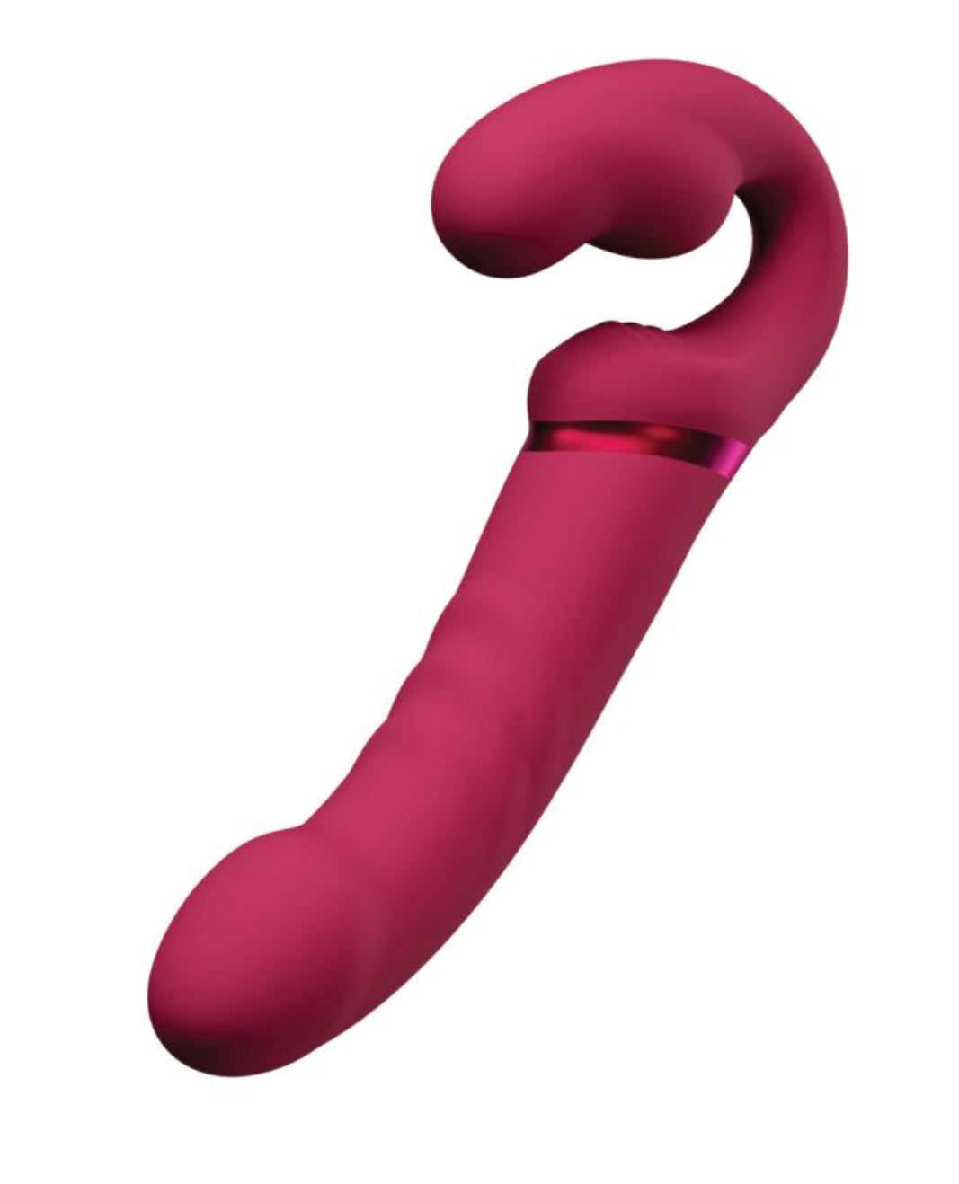 Lovense Lapis Vibrating Strapless Strap On - Pink