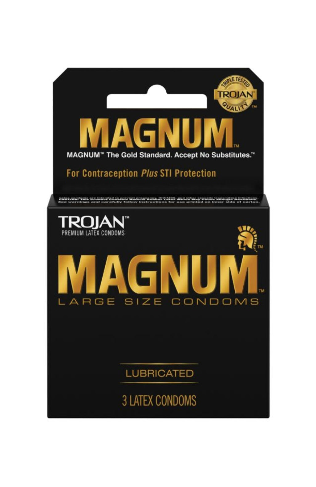 Trojan Magnum Condoms - Box of 3