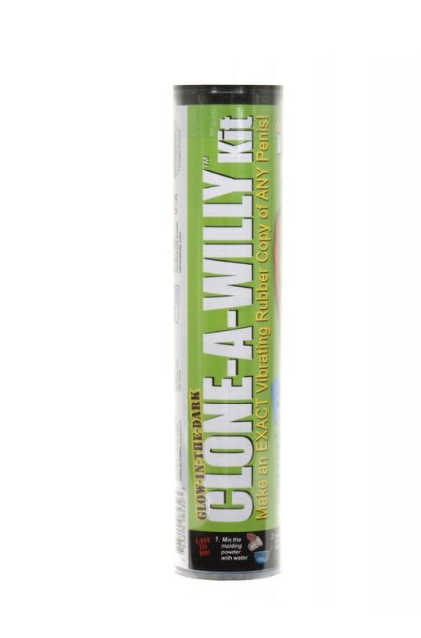 Clone-A-Willy Kit Vibrating Glow in the Dark - Green