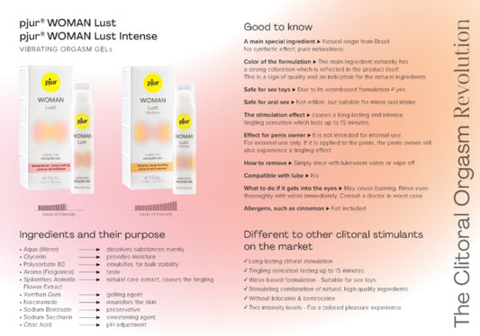 Pjur Woman Lust Intense Stimulating Gel - 15 ml