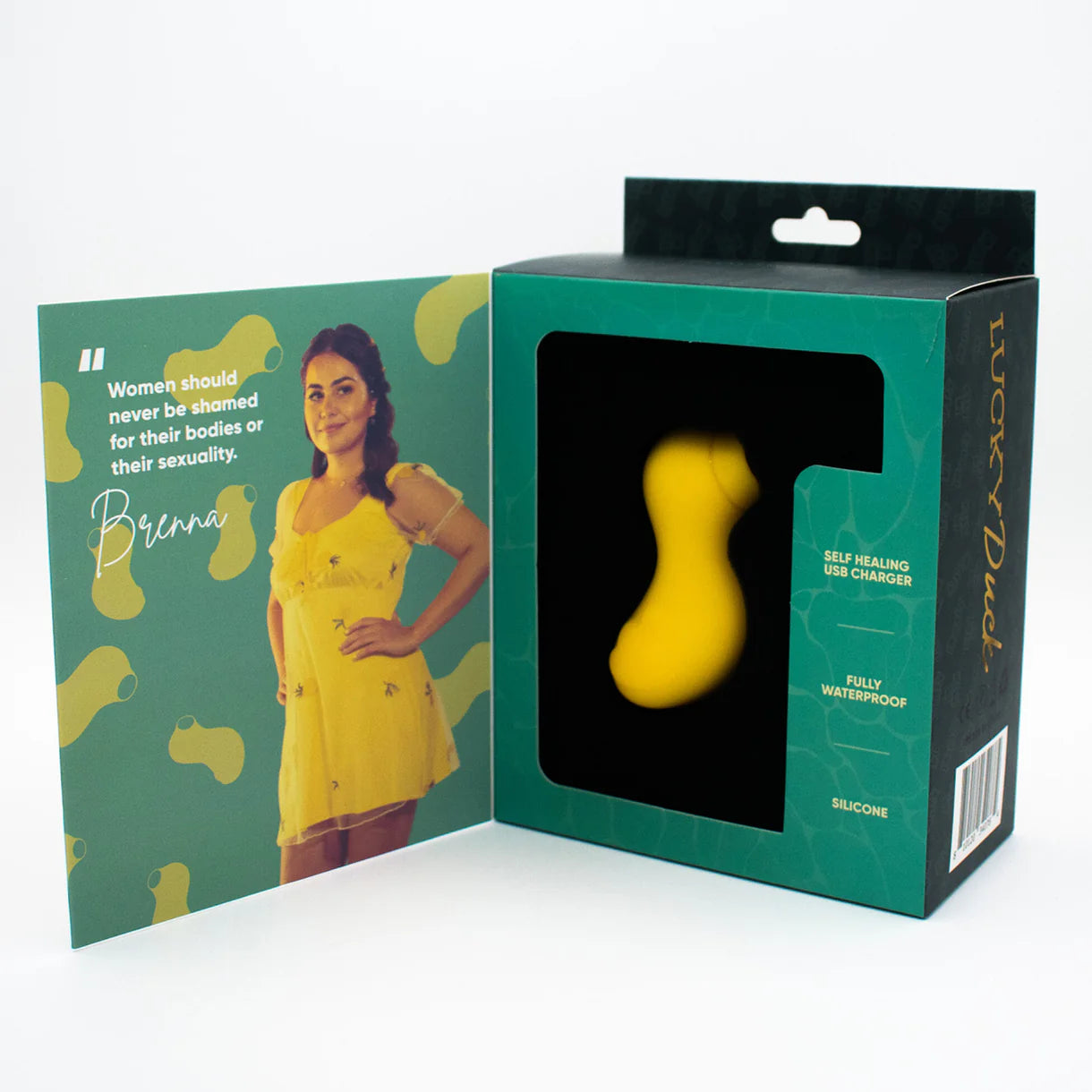 Natalie's Toy Box - Lucky Duck Oral Stimulator - Yellow