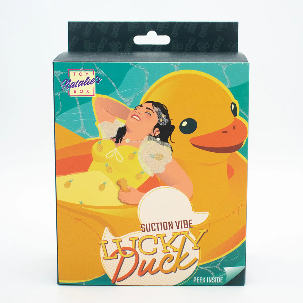 Natalie's Toy Box - Lucky Duck Oral Stimulator - Yellow