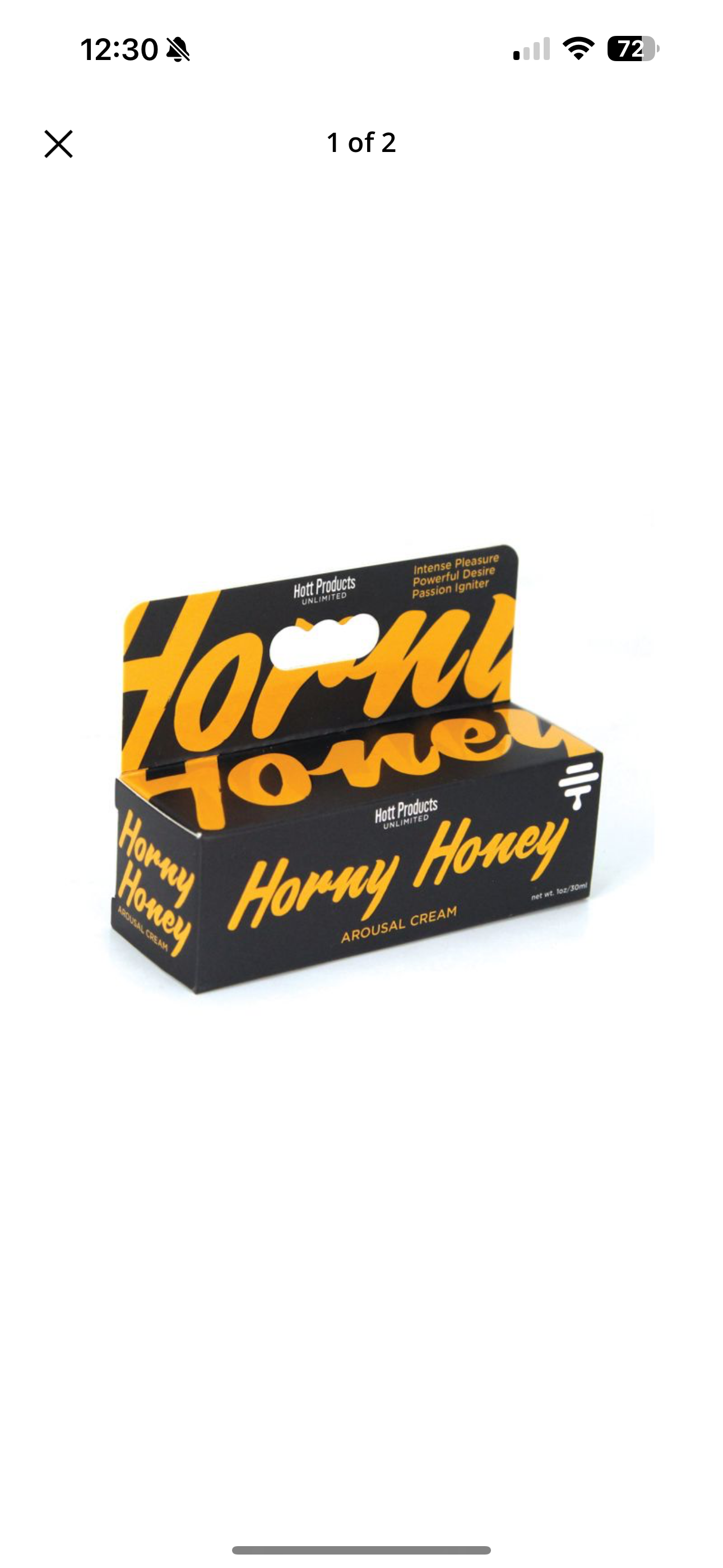 Horny Honey Stimulating Arousal Cream - 1 oz