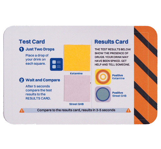 Toxi Shield Drink Spike Test Card 5 Tests