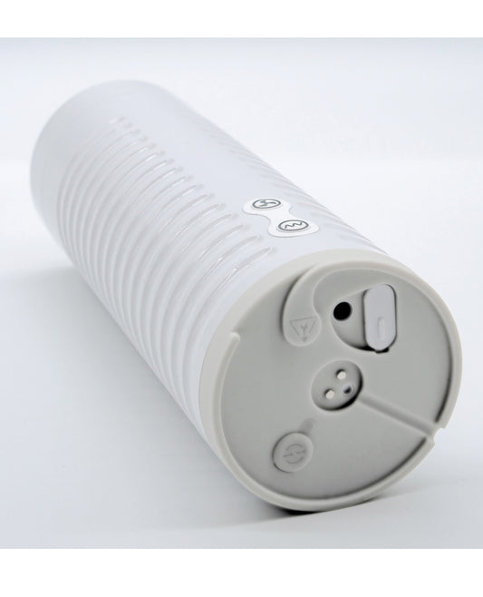 Lovense Max 2 Rechargeable Male Masturbator w/White Case - Clear Sleeve