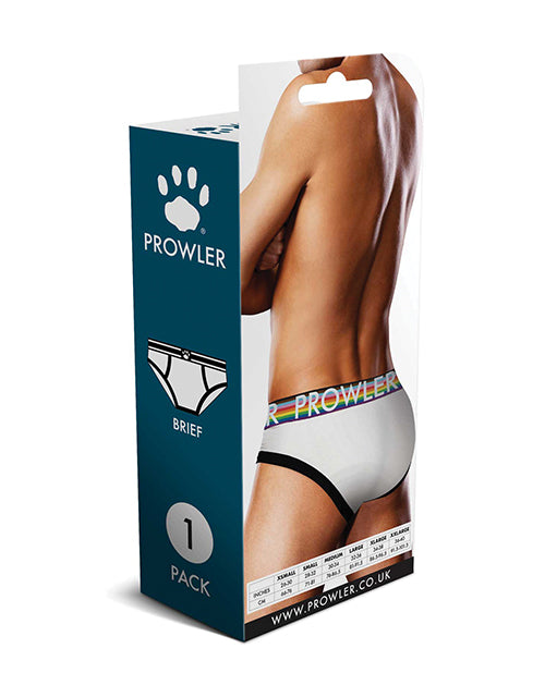 Prowler Oversized Paw Brief - White/Multi