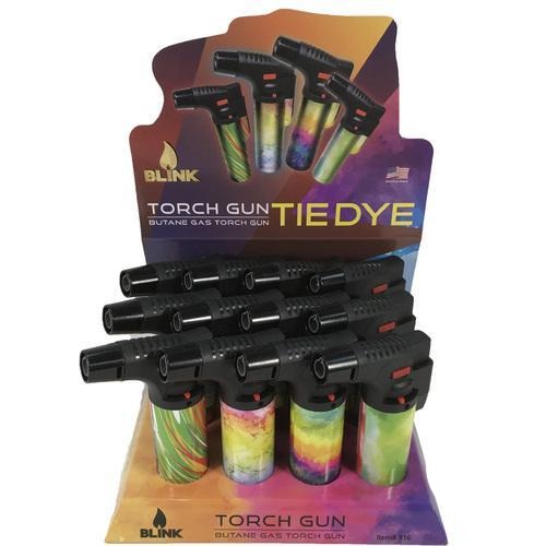 Blink Torch Display - Tie Dye Design - Item 816 - (12 Count Display)