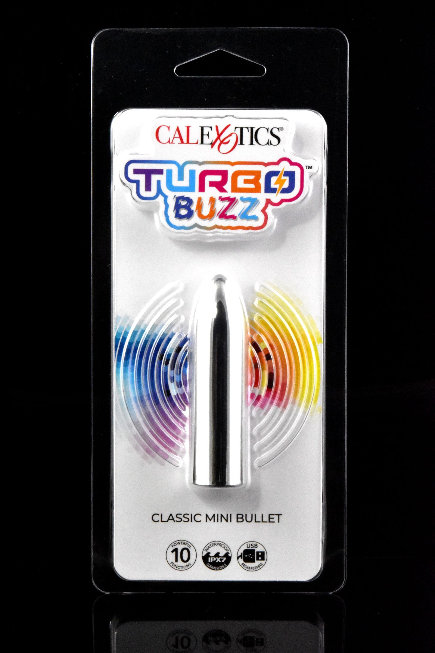 Turbo Buzz Classic Mini Bullet – 10 Functions – USB Rechargeable – IPX7