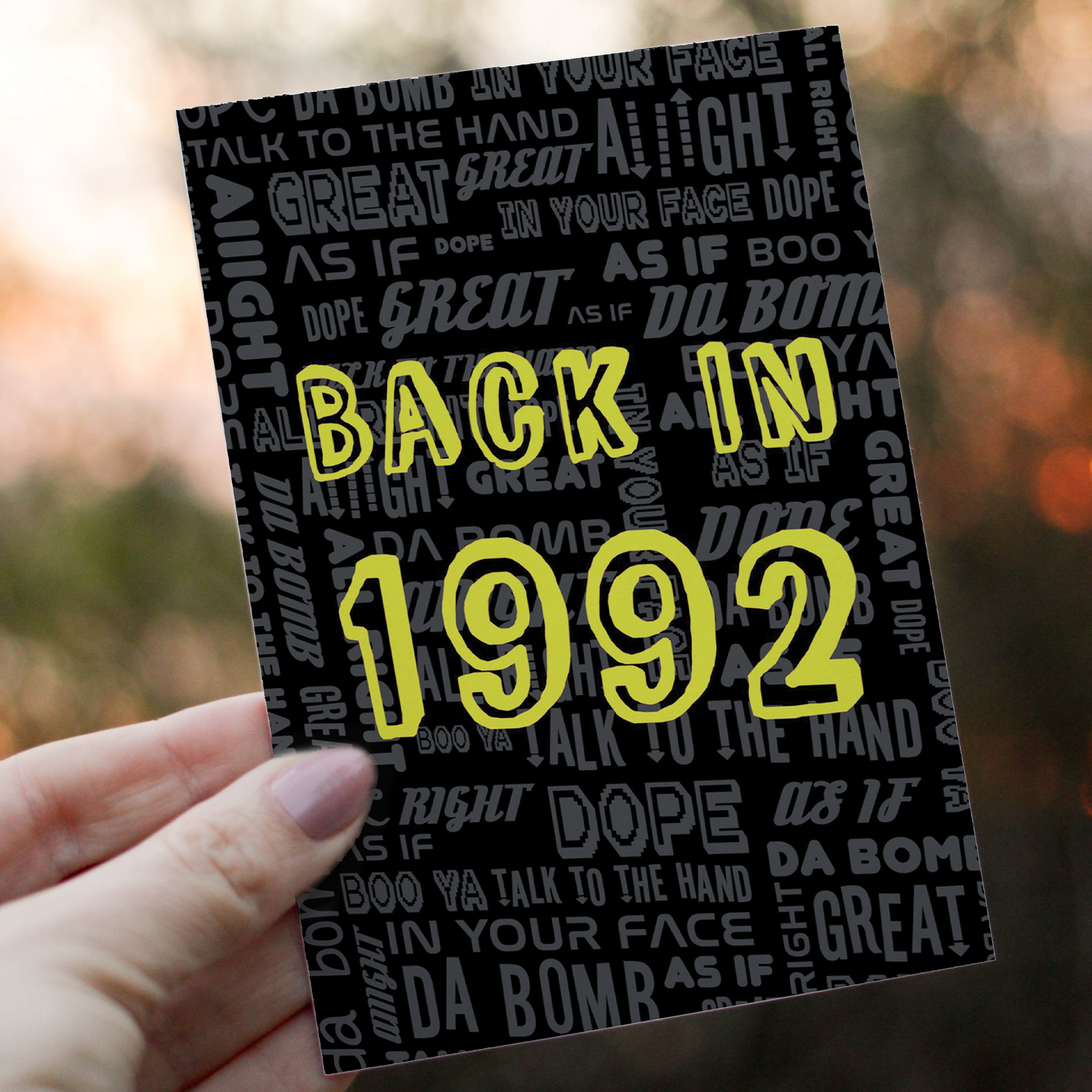 Back In 1992