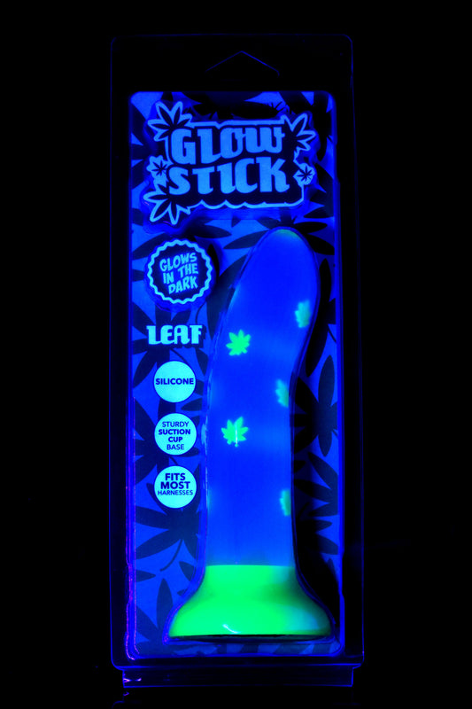 Glow Stick Silicone Dildo – Suction Base – Glows in the Dark