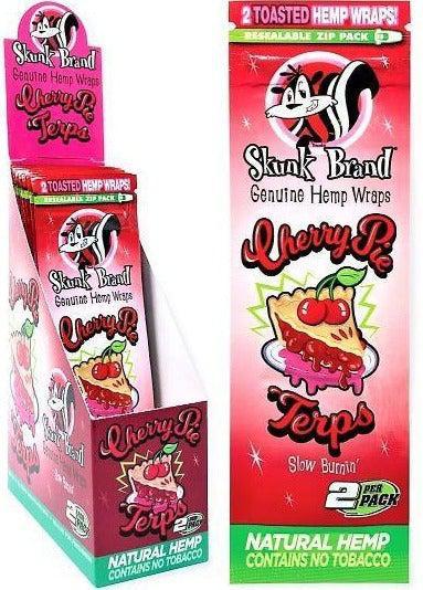 SKUNK Brand Terp Enhanced Hemp Wraps - Various Flavors - 2 Wraps Per Pack - (25 Count Display)