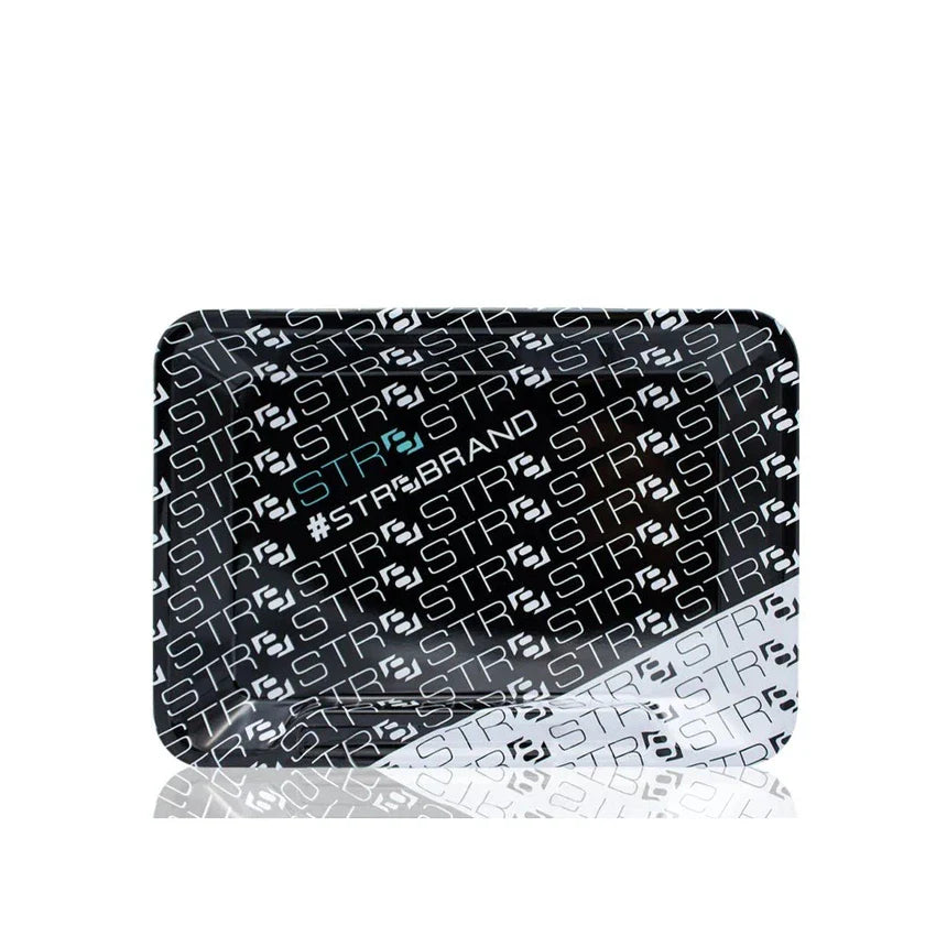 STR8 Logo Rolling Tray with Ledge – Small (1 Count)