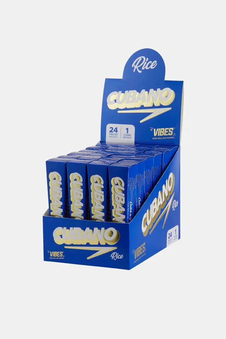 Vibes Cubano Rice Cones King Size - 1 Cone Per Pack - (24 Packs Per Display)