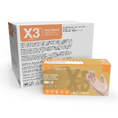 AMMEX GPX3 Clear Vinyl Powder Free Industrial Gloves (Cs of 1000) - Smoke N’ Poke