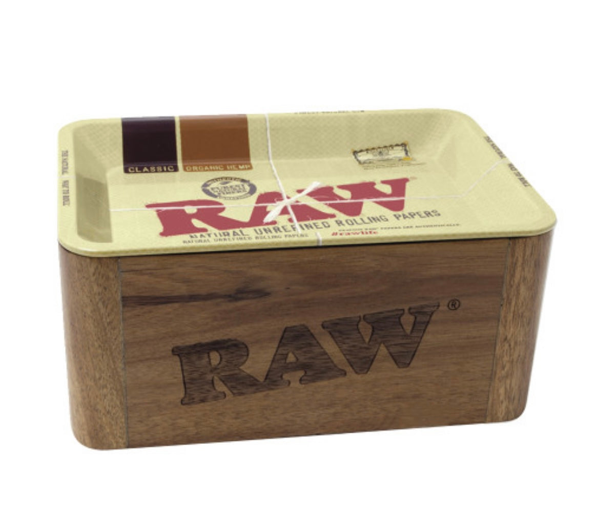 RAW Cache Box with Tray Lid Mini - Smoke N’ Poke