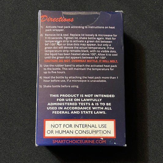 Smart Choice Unisex Adult Novelty Synthetic Urine - Smoke N’ Poke