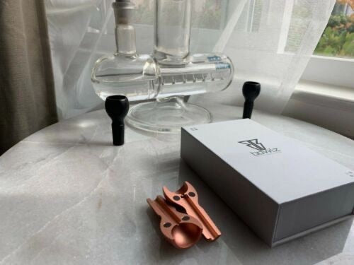 Bowlz - The World’s First Magnetic Bowl Piece - in Rose Gold - Smoke N’ Poke
