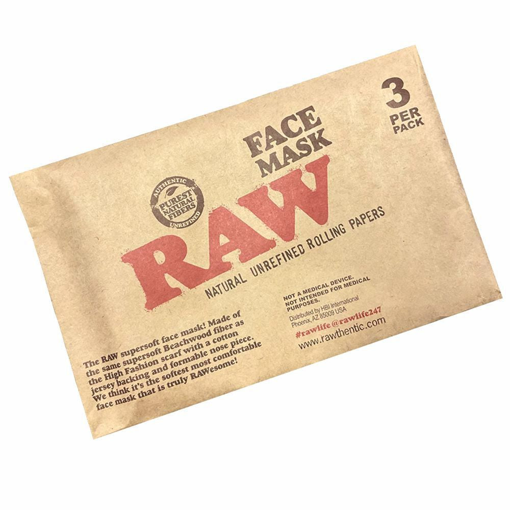 RAW Face Masks - Pack of 3 - Smoke N’ Poke