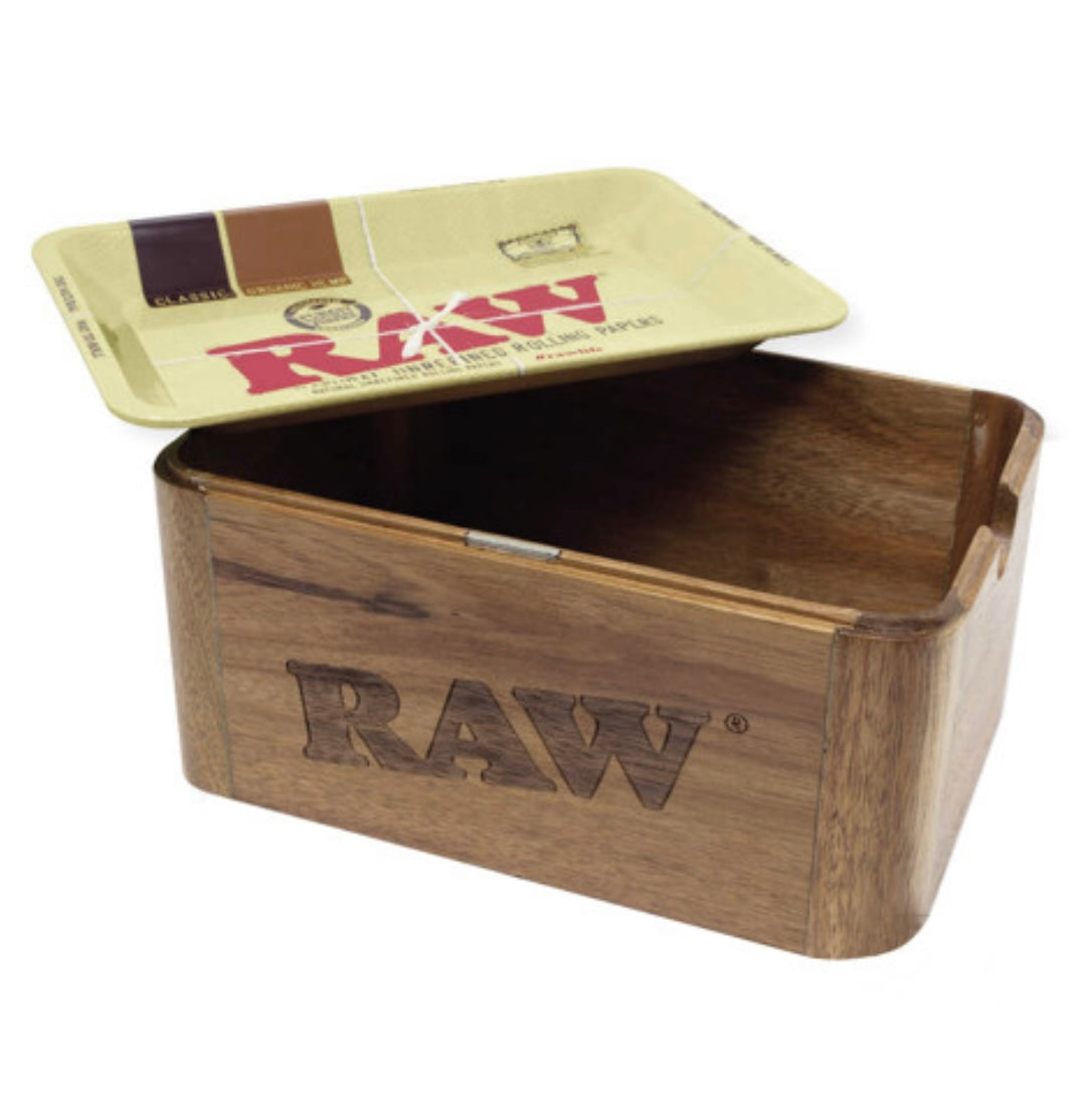 RAW Cache Box with Tray Lid Mini - Smoke N’ Poke