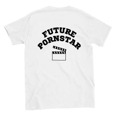 European And American Future Porn Star Digital Printing Casual Round Neck Short Sleeves - Smoke N’ Poke