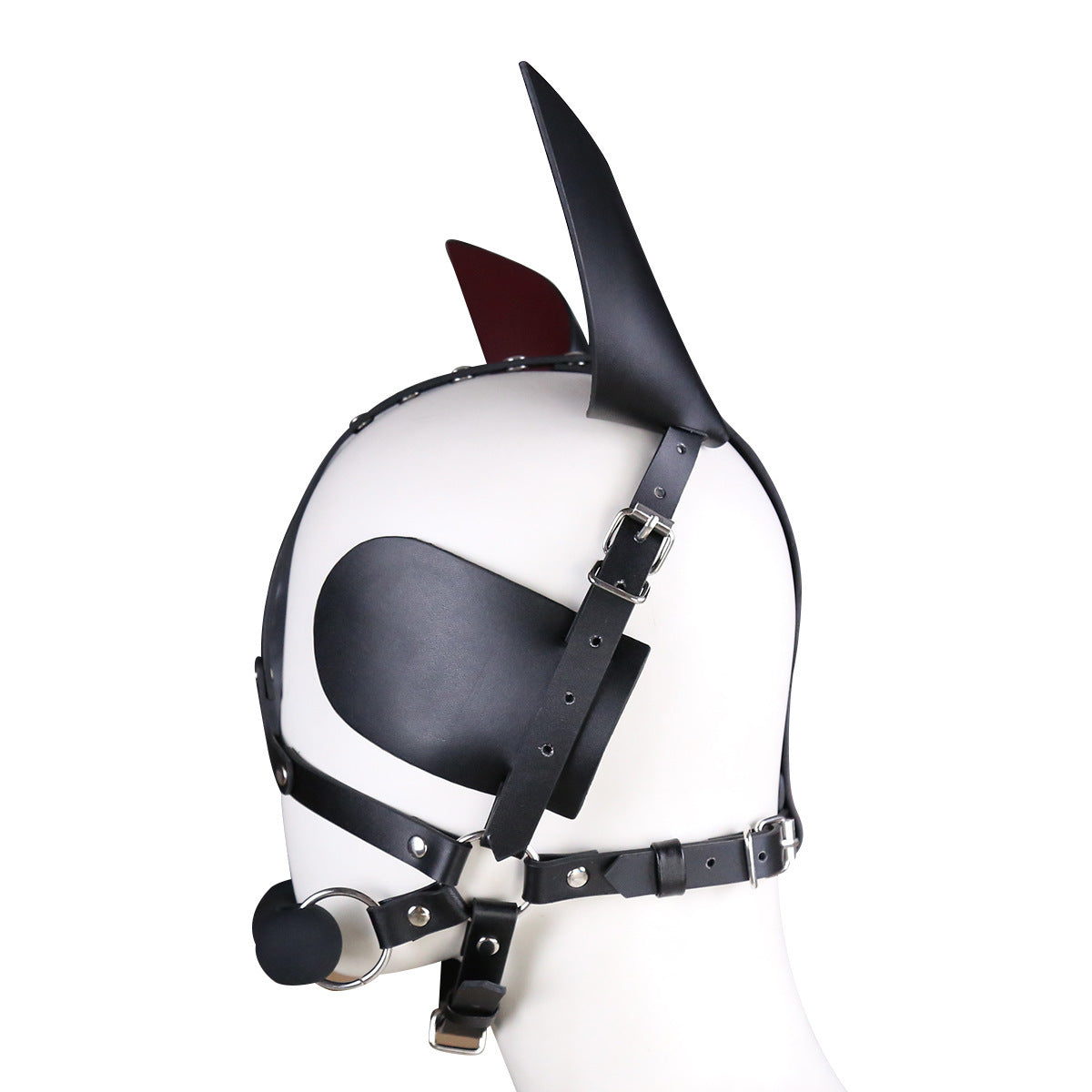 Sexy Tip Ear Band Ball Gag Eye-covering Headgear