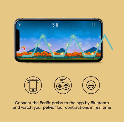 Perifit - Sonda de ejercicio Kegel - Entrenador de suelo pélvico con aplicación