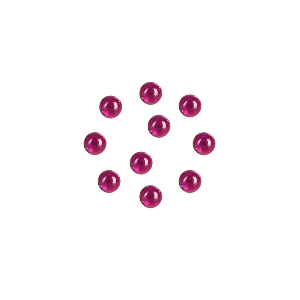 10PC BAG - Ruby Terp Pearls - 3mm - Smoke N’ Poke