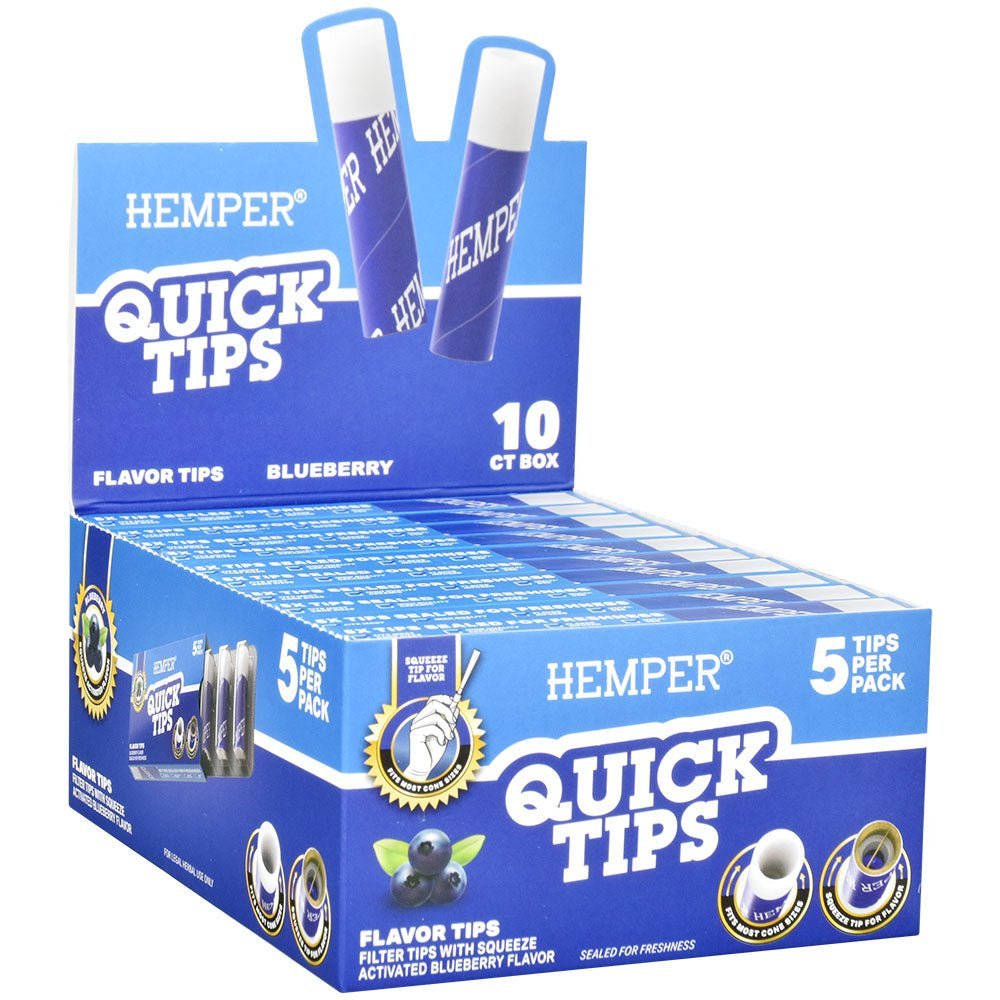 10PC DISPLAY - Hemper Quick Tips - 5pk - Smoke N’ Poke