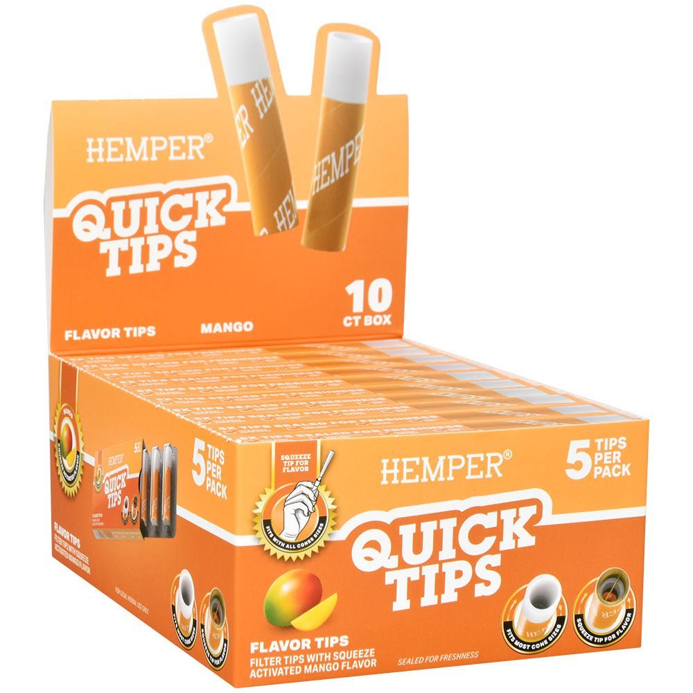 10PC DISPLAY - Hemper Quick Tips - 5pk - Smoke N’ Poke