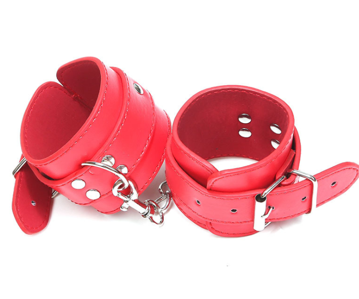 BDSM Handcuffs PU Leather - Smoke N’ Poke