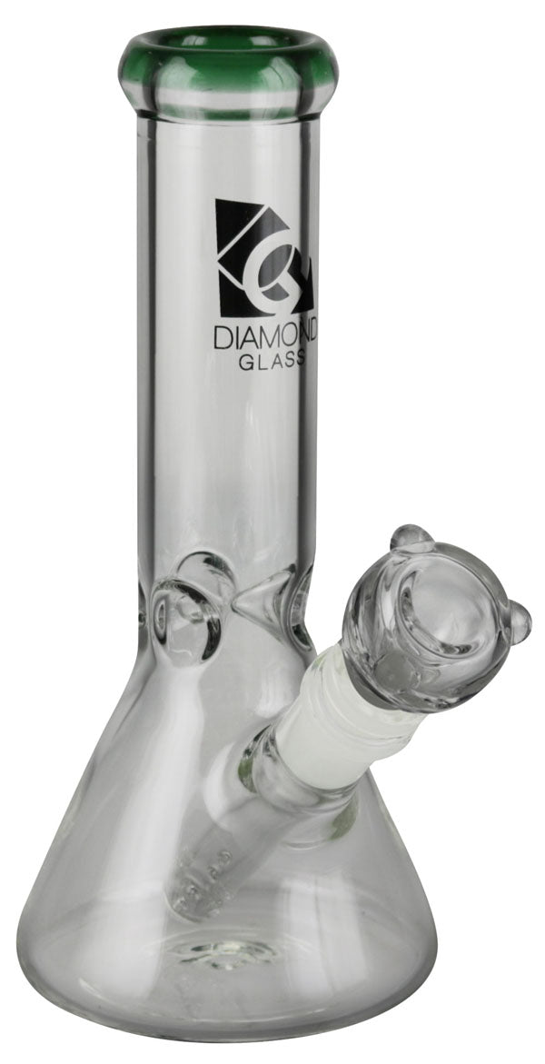 Bong con vaso de azúcar de cristal de diamante