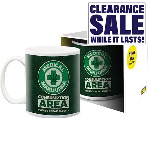 Taza de marihuana medicinal de 11 oz - (1 unidad)