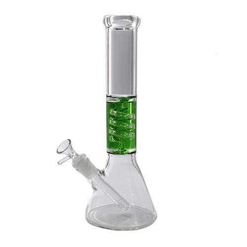 12" Glycerine Beaker Water Bubbler - Color May Vary - (1 Count)