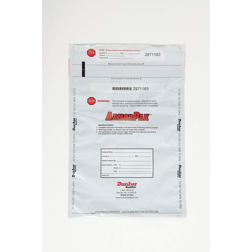 15″ x 20″ ArmorPak Deposit Bags - (200 Count)