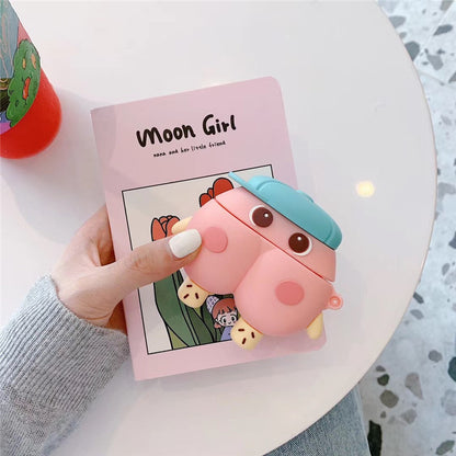 Compatible with Apple, Cartoon butt earphone protector