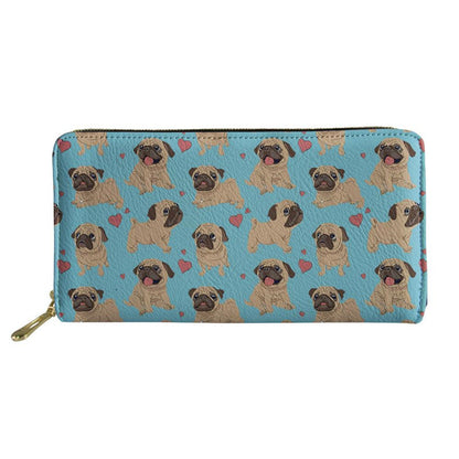 Cute sloth mid-length wallet